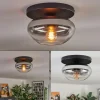 hofstein Mertola Plafonnier, Boule lumineuse Clair, Fumé, 1 lumière* Lampes Modernes