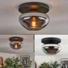 hofstein Mertola Plafonnier, Boule lumineuse Fumé, 1 lumière* Lampes Modernes