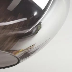 hofstein Mertola Plafonnier, Boule lumineuse Fumé, 1 lumière* Lampes Modernes