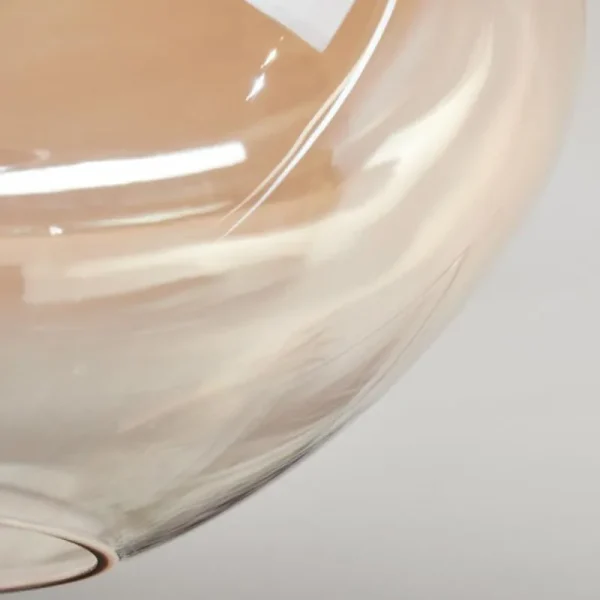 hofstein Mertola Plafonnier, Boule lumineuse Ambre, Clair, 1 lumière* Lampes En Verre