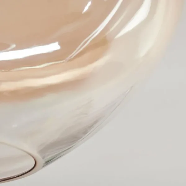 hofstein Mertola Plafonnier, Boule lumineuse Ambre, Clair, 1 lumière* Lampes En Verre