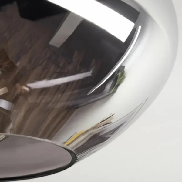 hofstein Mertola Plafonnier, Boule lumineuse Fumé, 1 lumière* Lampes Modernes
