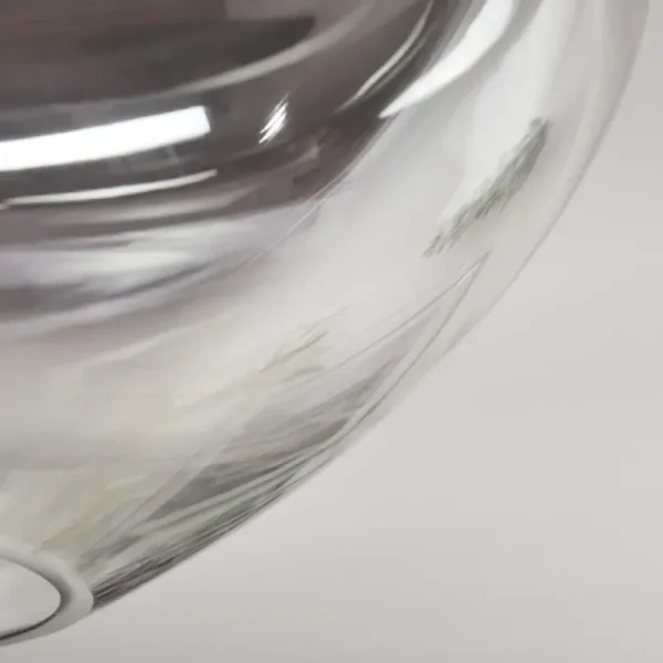 hofstein Mertola Plafonnier, Boule lumineuse Clair, Fumé, 1 lumière* Lampes Modernes
