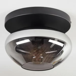 hofstein Mertola Plafonnier, Boule lumineuse Fumé, 1 lumière* Lampes Modernes