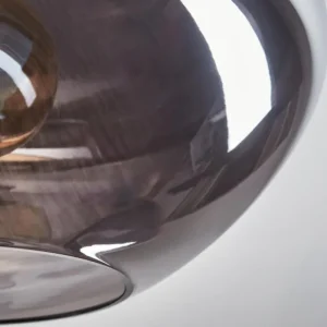 hofstein Mertola Plafonnier Fumé, 1 lumière* Lampes Modernes