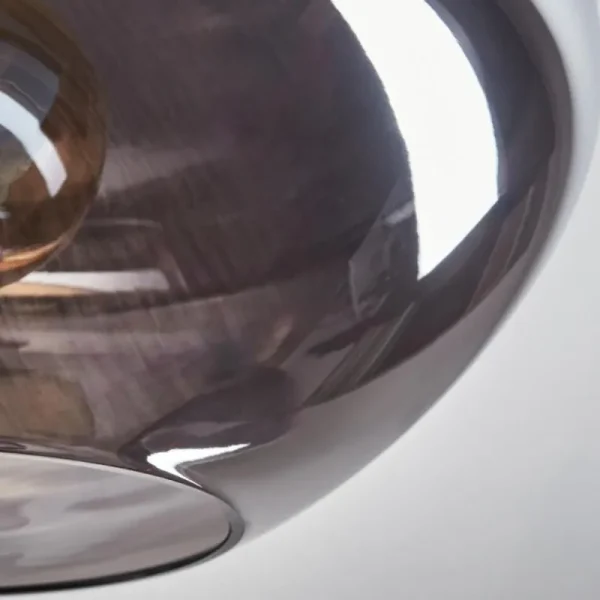hofstein Mertola Plafonnier Fumé, 1 lumière* Lampes Modernes