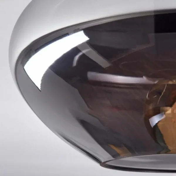 hofstein Mertola Plafonnier Fumé, 1 lumière* Lampes Modernes