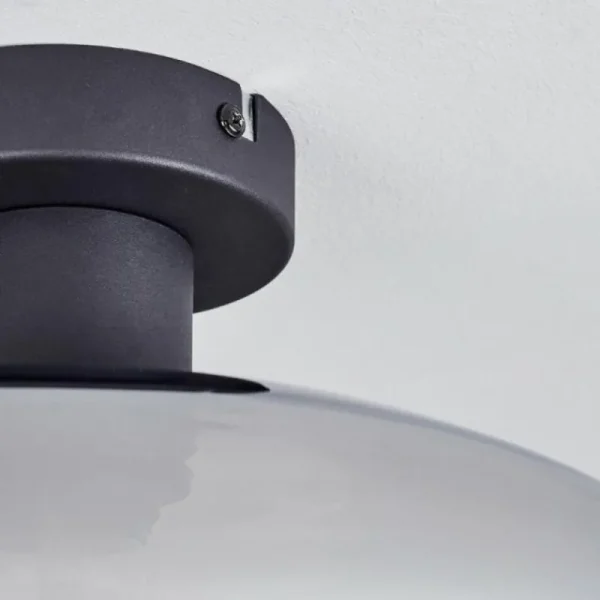 hofstein Mertola Plafonnier Fumé, 1 lumière* Lampes Modernes