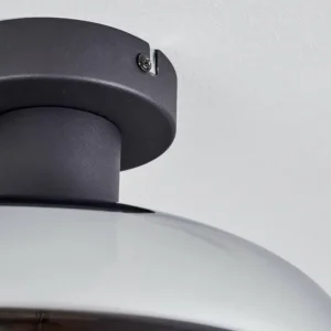 hofstein Mertola Plafonnier Fumé, 1 lumière* Lampes Modernes