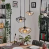 hofstein Mertola Suspension, Boule lumineuse Noir, 3 lumières* Lampes Modernes
