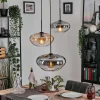 hofstein Mertola Suspension, Boule lumineuse Noir, 3 lumières* Lampes Modernes