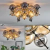 hofstein Milheiros Plafonnier, Boule lumineuse Ambre, Fumé, 3 lumières* Lampes Modernes