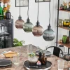 hofstein Mo Suspension Bleu, Vert, Cuivré, 4 lumières* Lampes Modernes