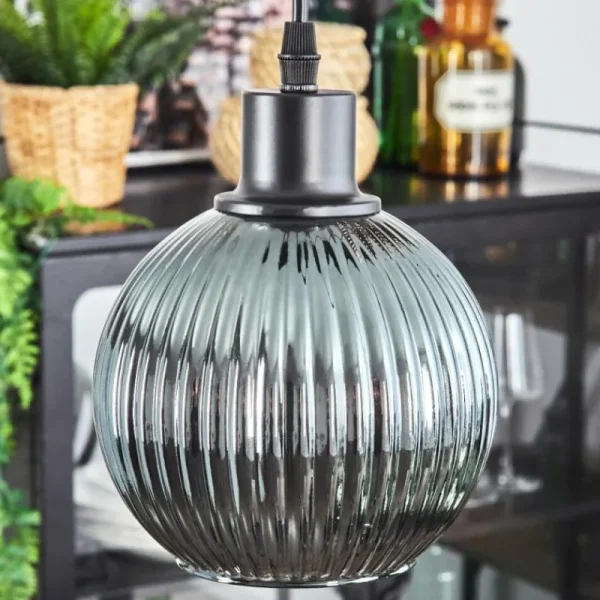 hofstein Mo Suspension Bleu, Vert, Cuivré, 3 lumières* Lampes Modernes