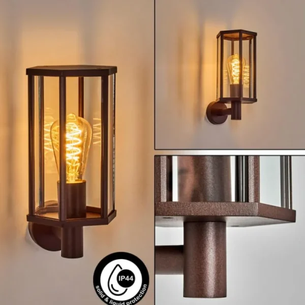hofstein Monfanim Lampe murale d´extérieur Rouille, 1 lumière* Lampes Modernes
