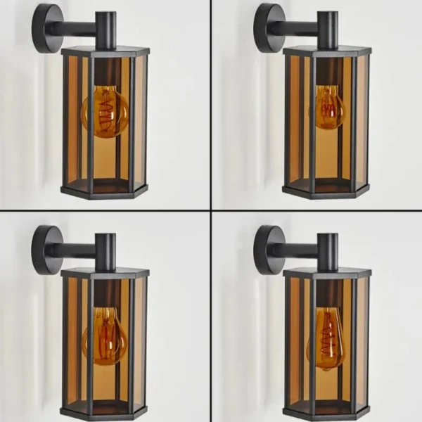 hofstein Monfanim Lampe murale d´extérieur Noir, 1 lumière* Lampes Modernes