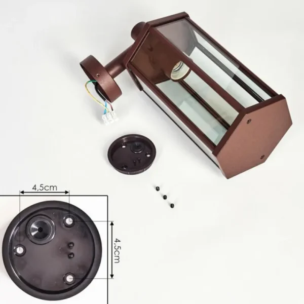 hofstein Monfanim Lampe murale d´extérieur Rouille, 1 lumière* Lampes Modernes
