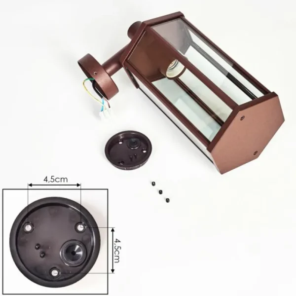 hofstein Monfanim Lampe murale d´extérieur Rouille, 1 lumière* Lampes Modernes
