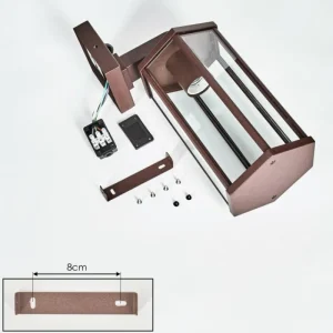 hofstein Monfanim Lampe murale d´extérieur Rouille, 1 lumière* Lampes Modernes