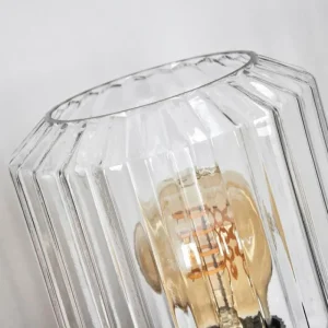 hofstein Moruja Lampe à poser Noir, 1 lumière* Lampes En Verre