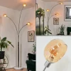 hofstein Nikkala Lampadaire Chrome, Blanc, 3 lumières* Lampes En Verre