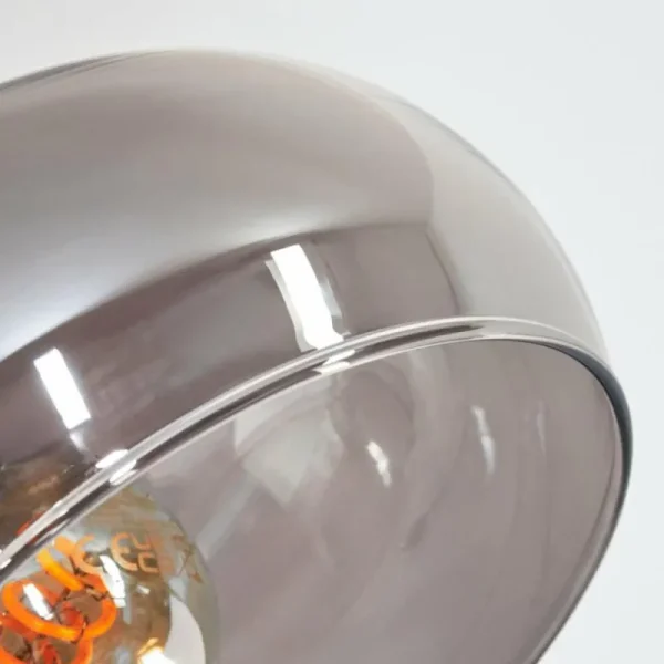 hofstein Nikkala Lampadaire Chrome, Noir, 5 lumières* Lampes Modernes