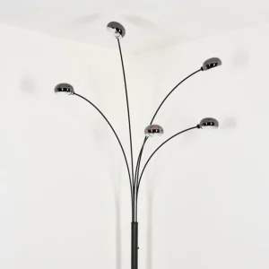 hofstein Nikkala Lampadaire Marbre, Noir, 5 lumières* Lampes Modernes