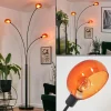 hofstein Nikkala Lampadaire Noir, 3 lumières* Lampes En Verre