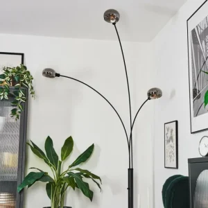 hofstein Nikkala Lampadaire Noir, 3 lumières* Lampes Modernes
