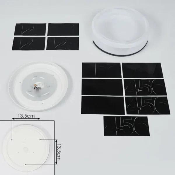 hofstein Numéro d'adresse éclairé Eppeland LED Noir, 1 lumière* Lampes Modernes