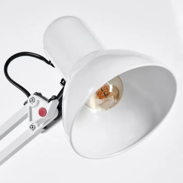 hofstein Nurmasuando Lampe à poser, Liseuse Noir, Blanc, 1 lumière* Lampes Modernes
