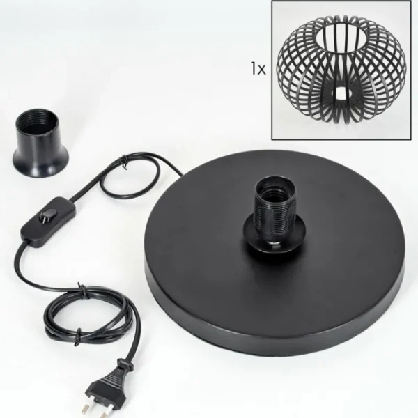 hofstein Oravi Lampe à poser Noir, 1 lumière* Lampes Modernes