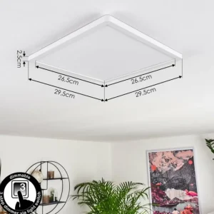 hofstein Panneau LED Boyero Blanc, 1 lumière* Lampes Modernes