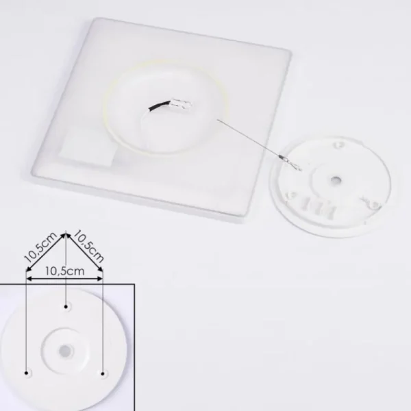 hofstein Panneau LED Boyero Blanc, 1 lumière* Lampes Modernes