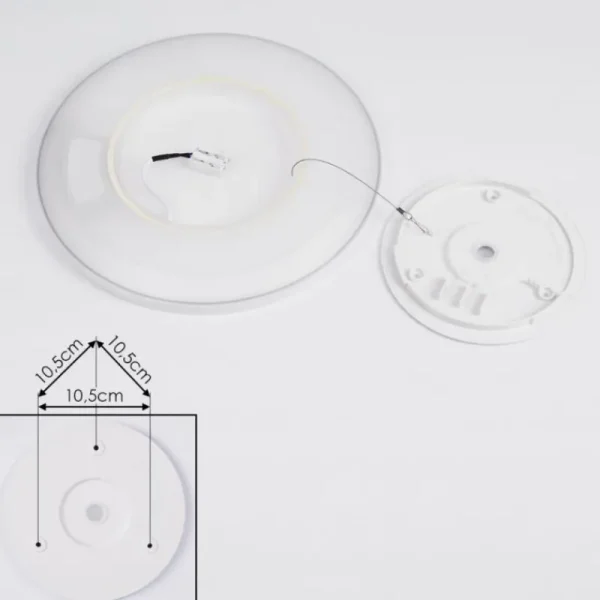hofstein Panneau LED Boyero Blanc, 1 lumière* Lampes Modernes
