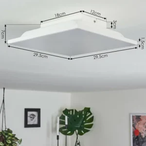 hofstein Panneau LED Cor Blanc, 1 lumière, Télécommandes* Lampes Modernes