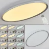 hofstein Panneau LED Kombito Argenté, Blanc, 1 lumière, Télécommandes* Lampes Modernes