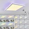 hofstein Panneau LED Mota Blanc, 1 lumière, Télécommandes, Changeur de couleurs* Lampes Modernes