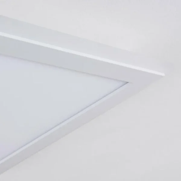 hofstein Panneau LED Mota Blanc, 1 lumière, Télécommandes, Changeur de couleurs* Lampes Modernes