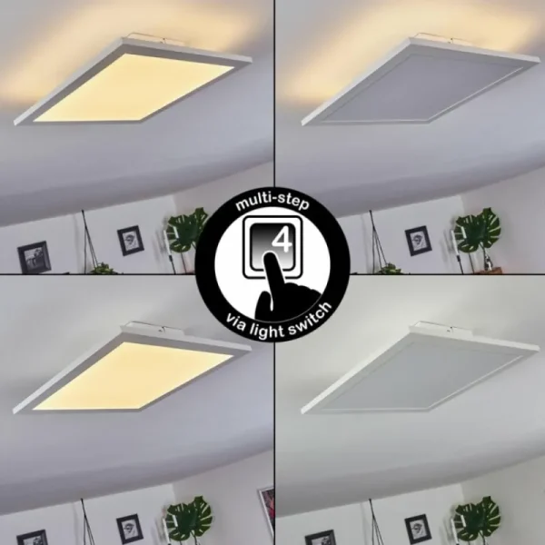 hofstein Panneau LED Nexo Blanc, 1 lumière* Lampes Modernes