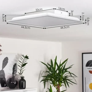 hofstein Panneau LED Nexo Blanc, 1 lumière* Lampes Modernes