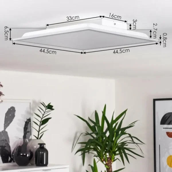 hofstein Panneau LED Nexo Blanc, 1 lumière* Lampes Modernes