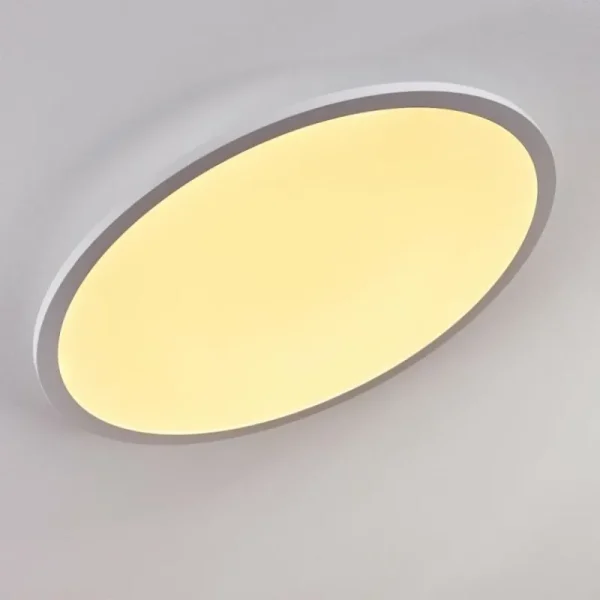 hofstein Panneau LED Sani Blanc, 1 lumière, Télécommandes* Lampes Modernes