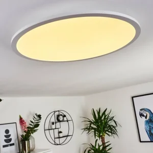 hofstein Panneau LED Sani Blanc, 1 lumière, Télécommandes* Lampes Modernes
