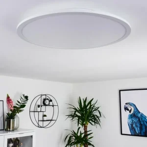 hofstein Panneau LED Sani Blanc, 1 lumière, Télécommandes* Lampes Modernes