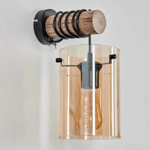 hofstein Parane Applique murale Écru, Noir, 1 lumière* Lampes Modernes