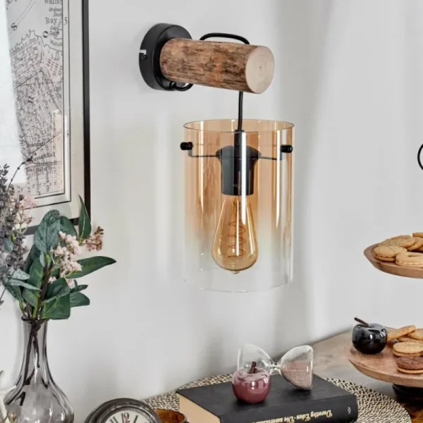 hofstein Parane Applique murale, Spot mural Écru, Noir, 1 lumière* Lampes Modernes
