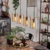 hofstein Parane Suspension Ambre, 4 lumières* Lampes En Verre