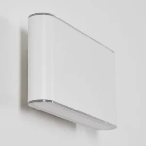 hofstein Paranhas Lampe murale d´extérieur, Luminaire de salle de bain, Luminaire Up & Down, Applique murale Blanc, 1 lumière* Lampes Modernes