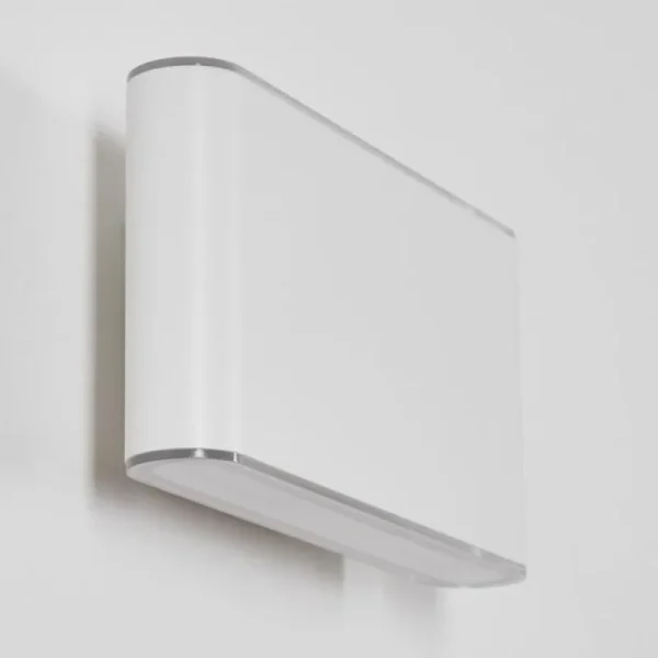 hofstein Paranhas Lampe murale d´extérieur, Luminaire de salle de bain, Luminaire Up & Down, Applique murale Blanc, 1 lumière* Lampes Modernes